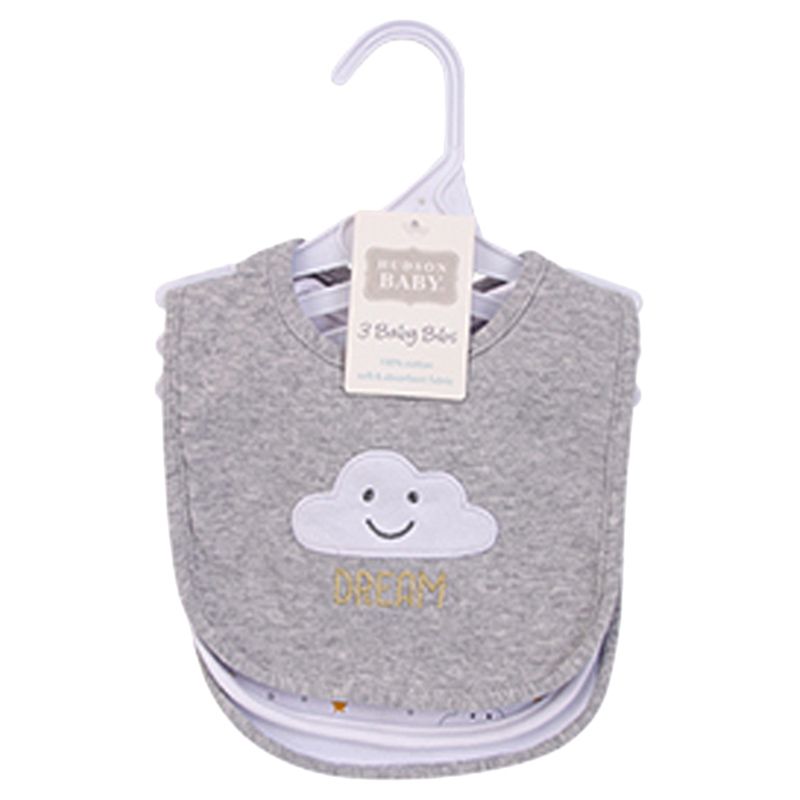 Hudson Childrenswear - 3pc-Set - Cotton Bibs - Dream Little One