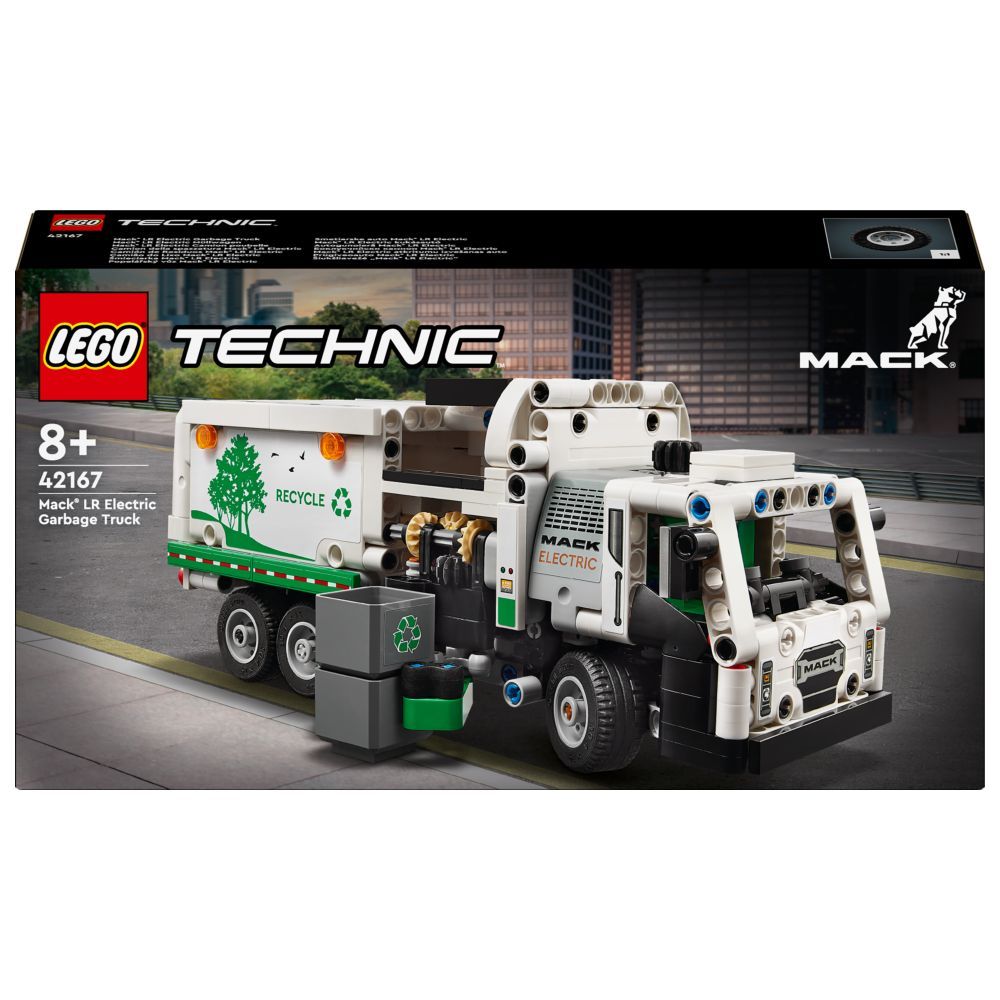 Lego - 42167 Mack Lr Electric Garbage Truck Building Playset