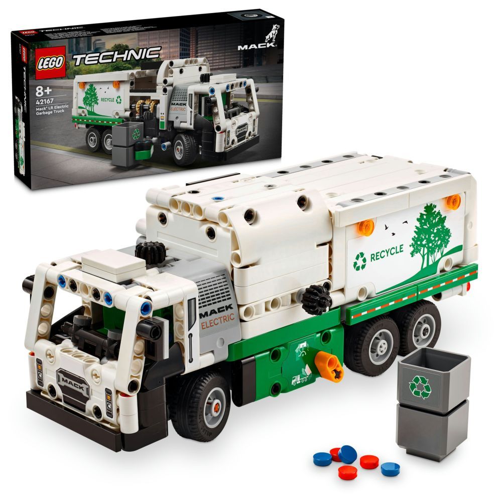 Lego - 42167 Mack Lr Electric Garbage Truck Building Playset