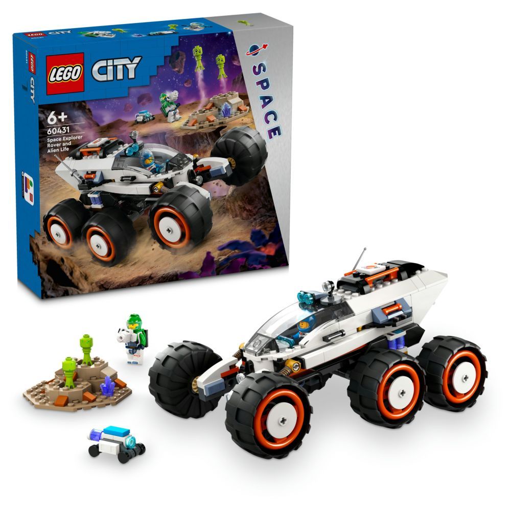 Lego - 60431 Space Explorer Rover And Alien Life Building Playset