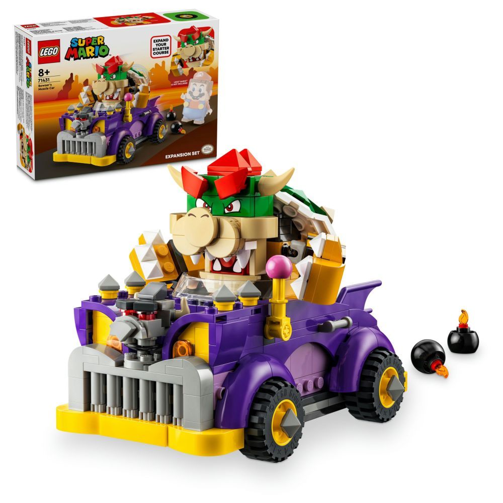 Lego - 71431 Bowser's Muscle Car Expansion V29 Building Playset