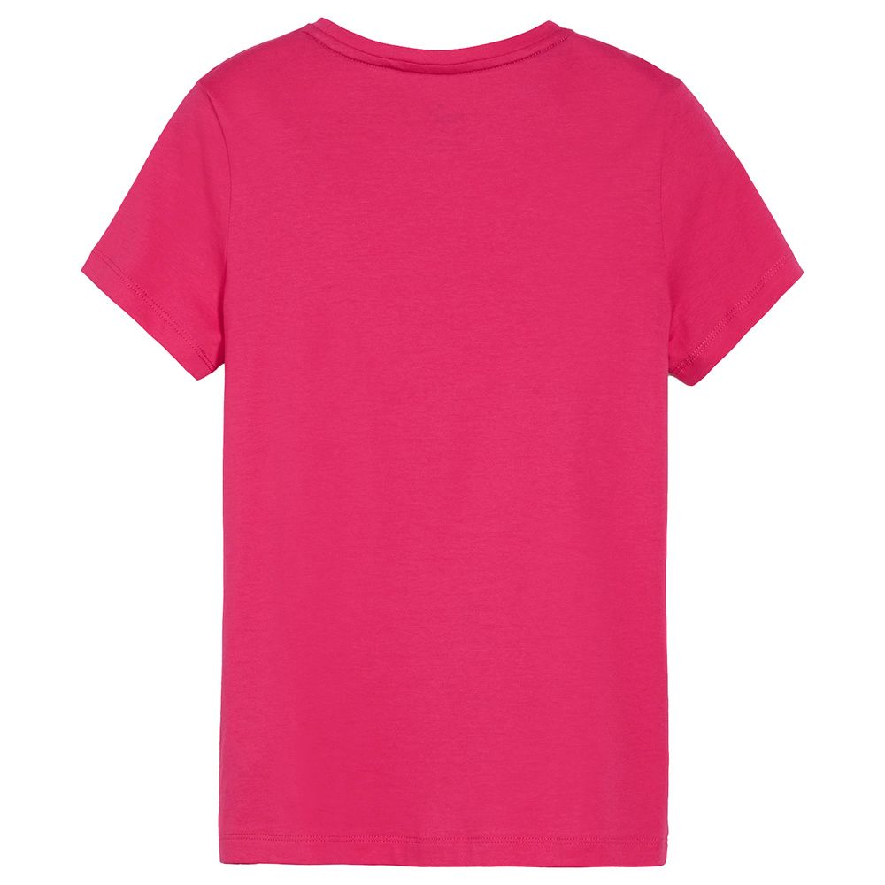 Puma - Ess Logo Girls Tee - Garnet Rose