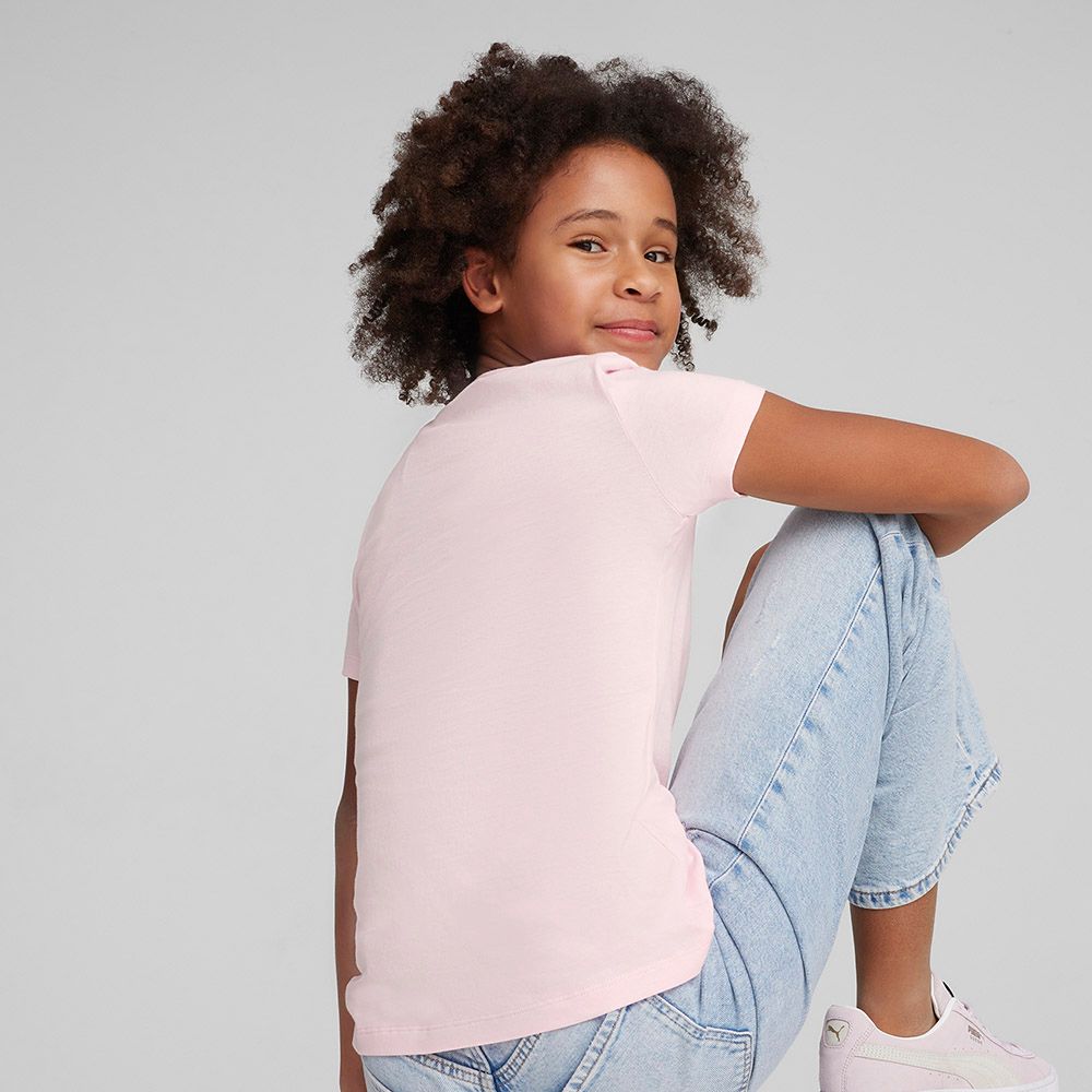 Puma - Ess Logo Girls Tee - Pink