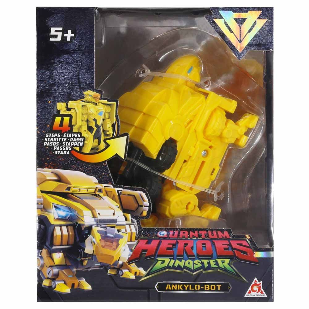 Quantum Heroes Dinoster - Transformable Dinoster Figure - Delby - 5 Inch