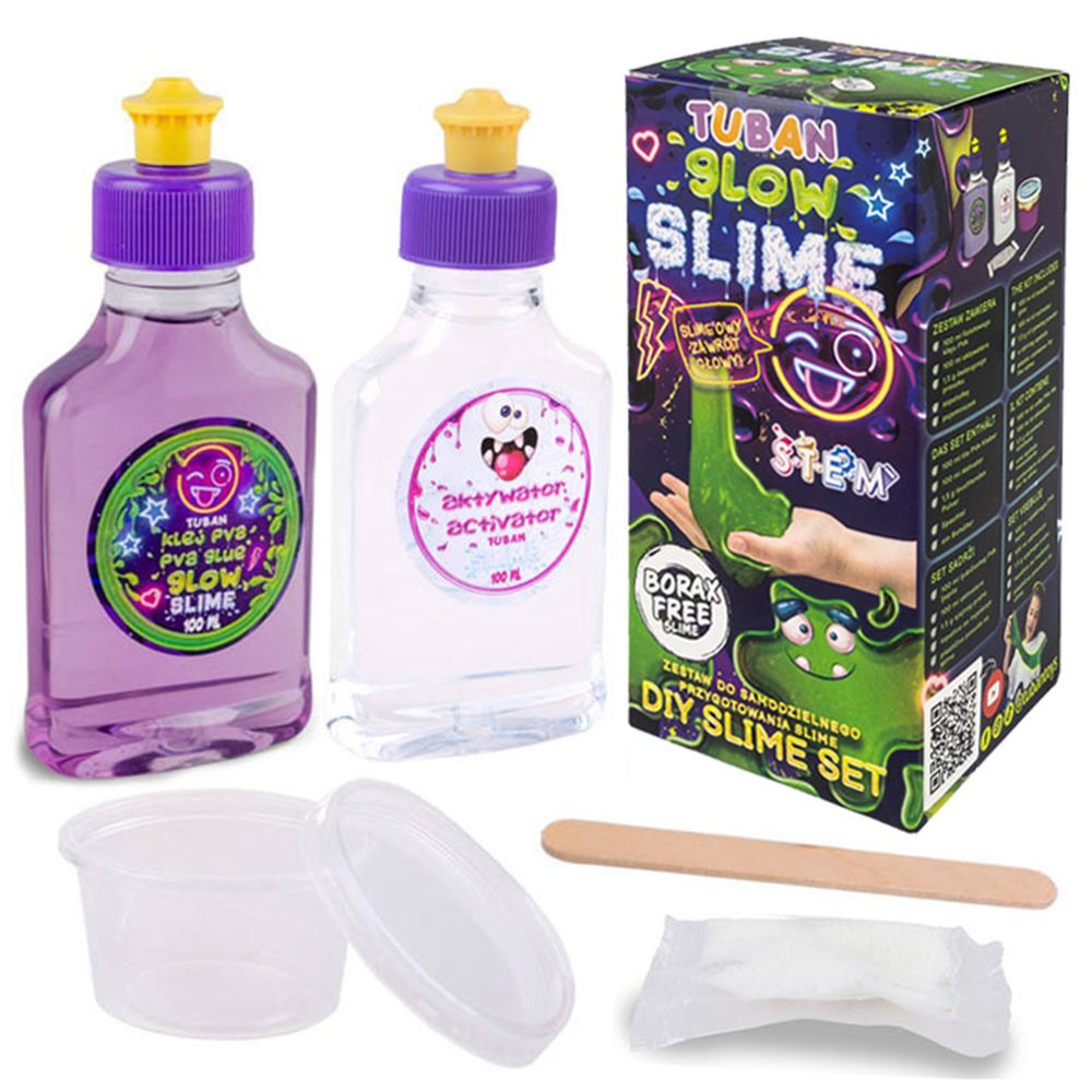 Tuban - Diy Tuban Slime Kit - XL - Glow In The Dark