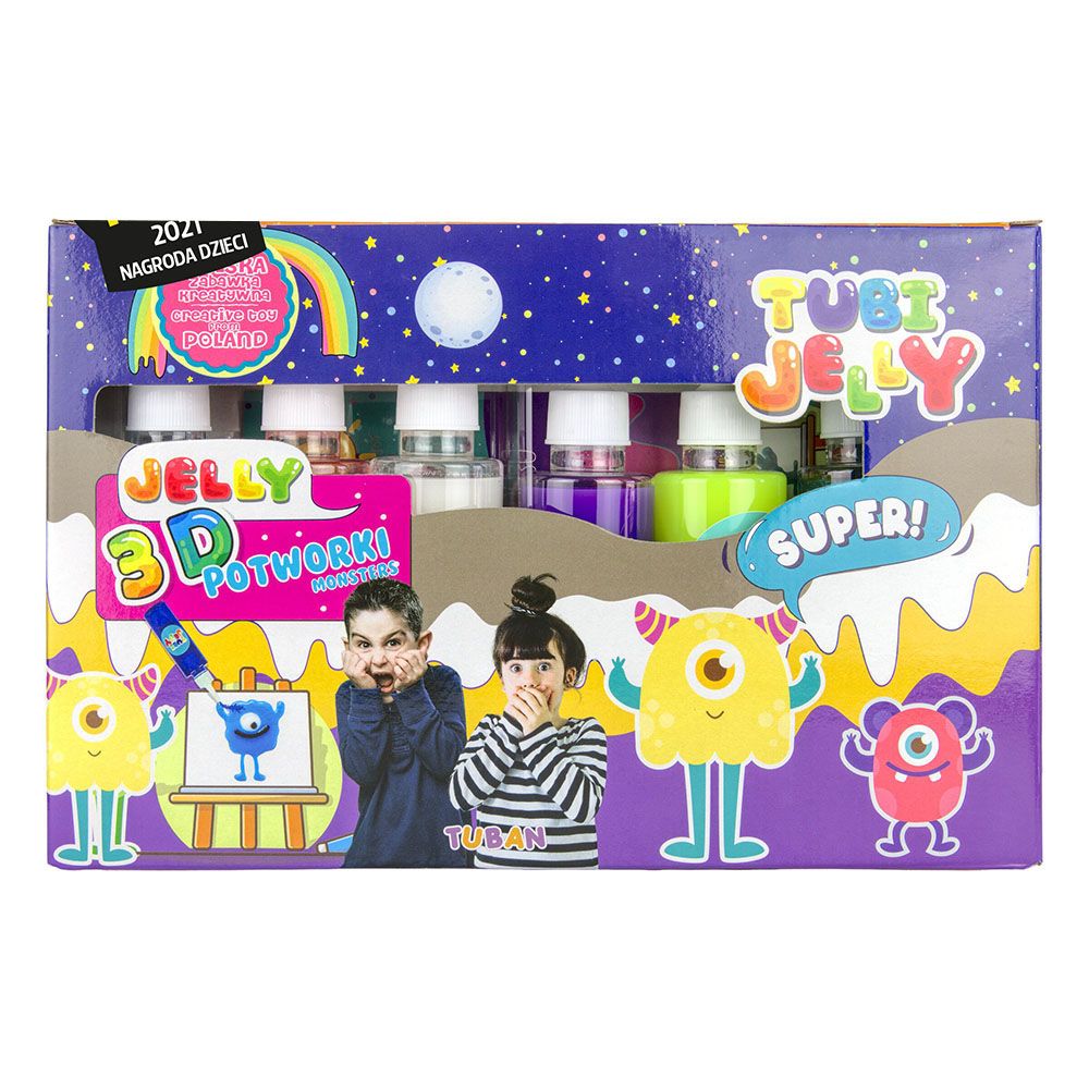 Tuban - Tubi Jelly Set w/ 6 Colors - Monsters