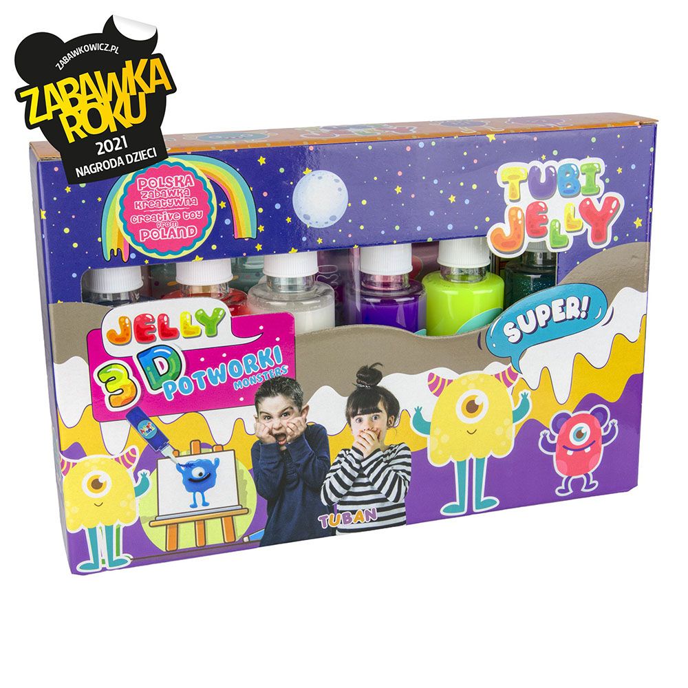 Tuban - Tubi Jelly Set w/ 6 Colors - Monsters