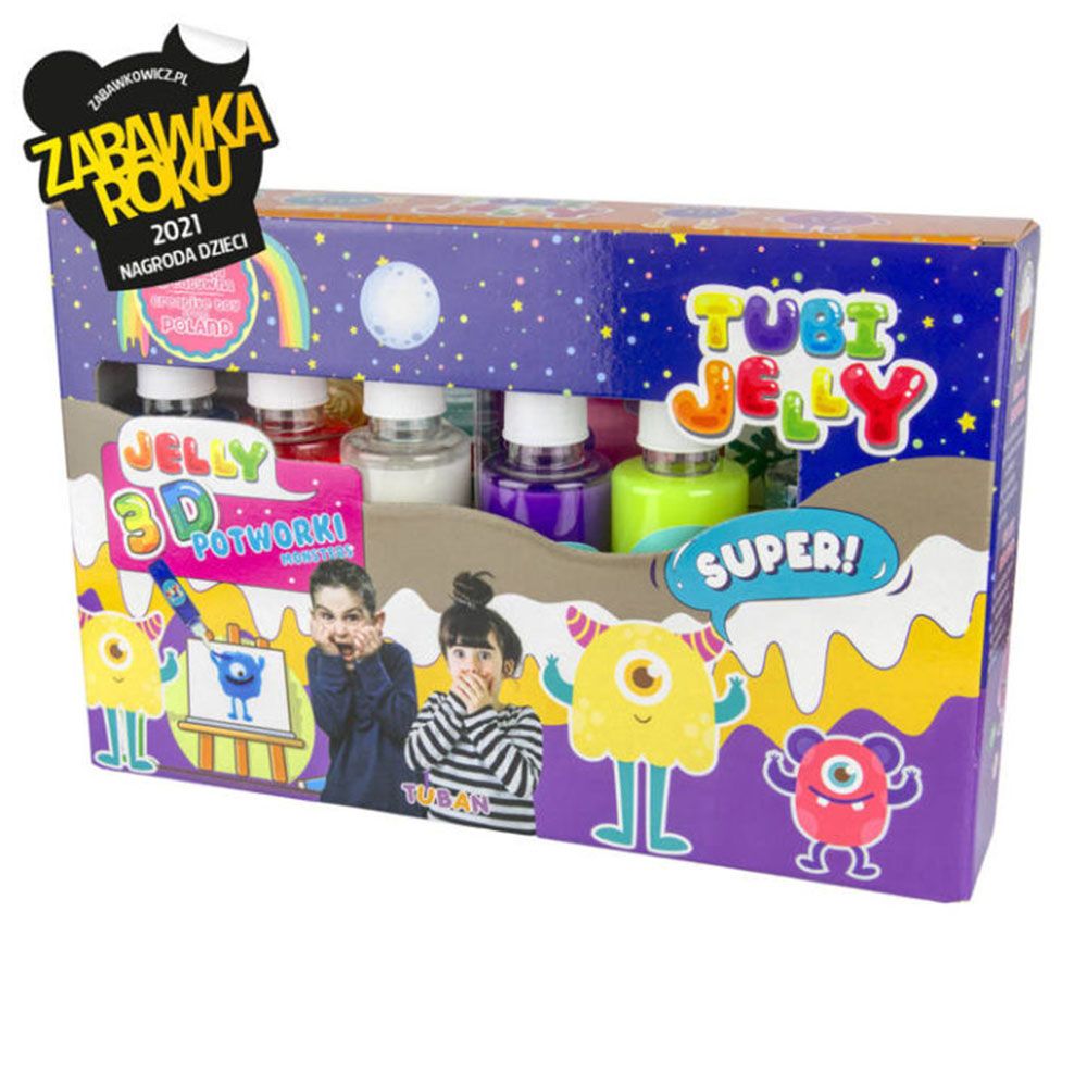 Tuban - Tubi Jelly Set w/ 6 Colors - Monsters