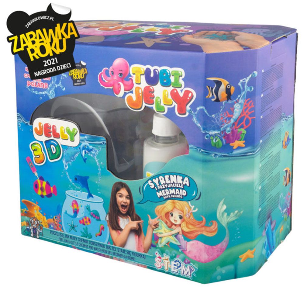 Tuban - Tubi Jelly Set w/ 8 Colors & Big Aquarium - Mermaid