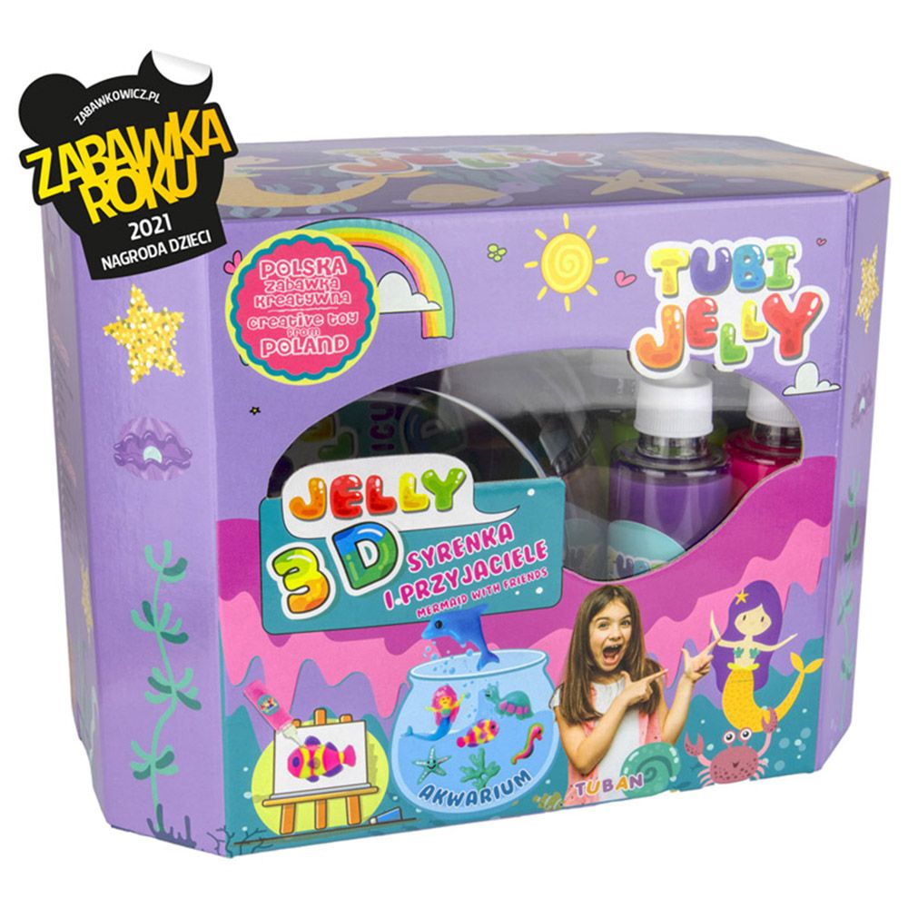 Tuban - Tubi Jelly Set w/ 8 Colors & Big Aquarium - Mermaid