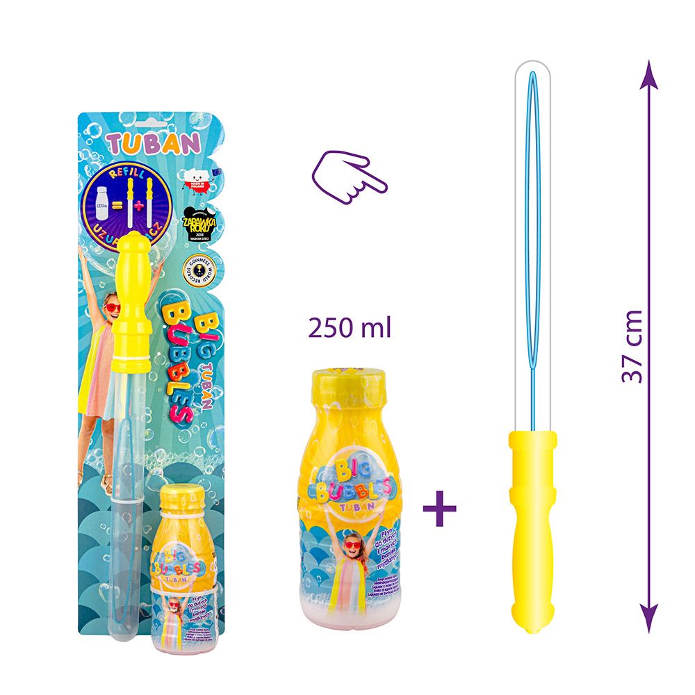 Tuban - Bubble Sword & Liquid Double Refilling Set - 250ml