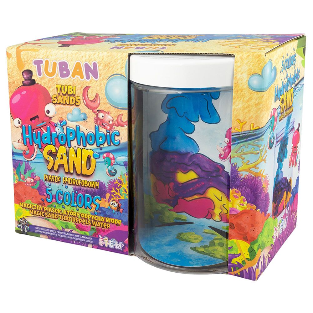 Tuban - Hydrophobic Sand Set - 5 Colors w/ Aquarium