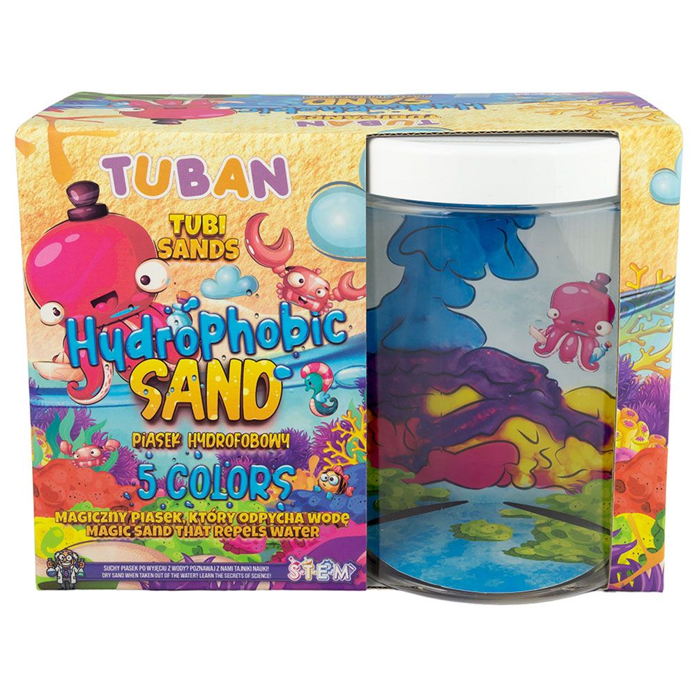 Tuban - Hydrophobic Sand Set - 5 Colors w/ Aquarium