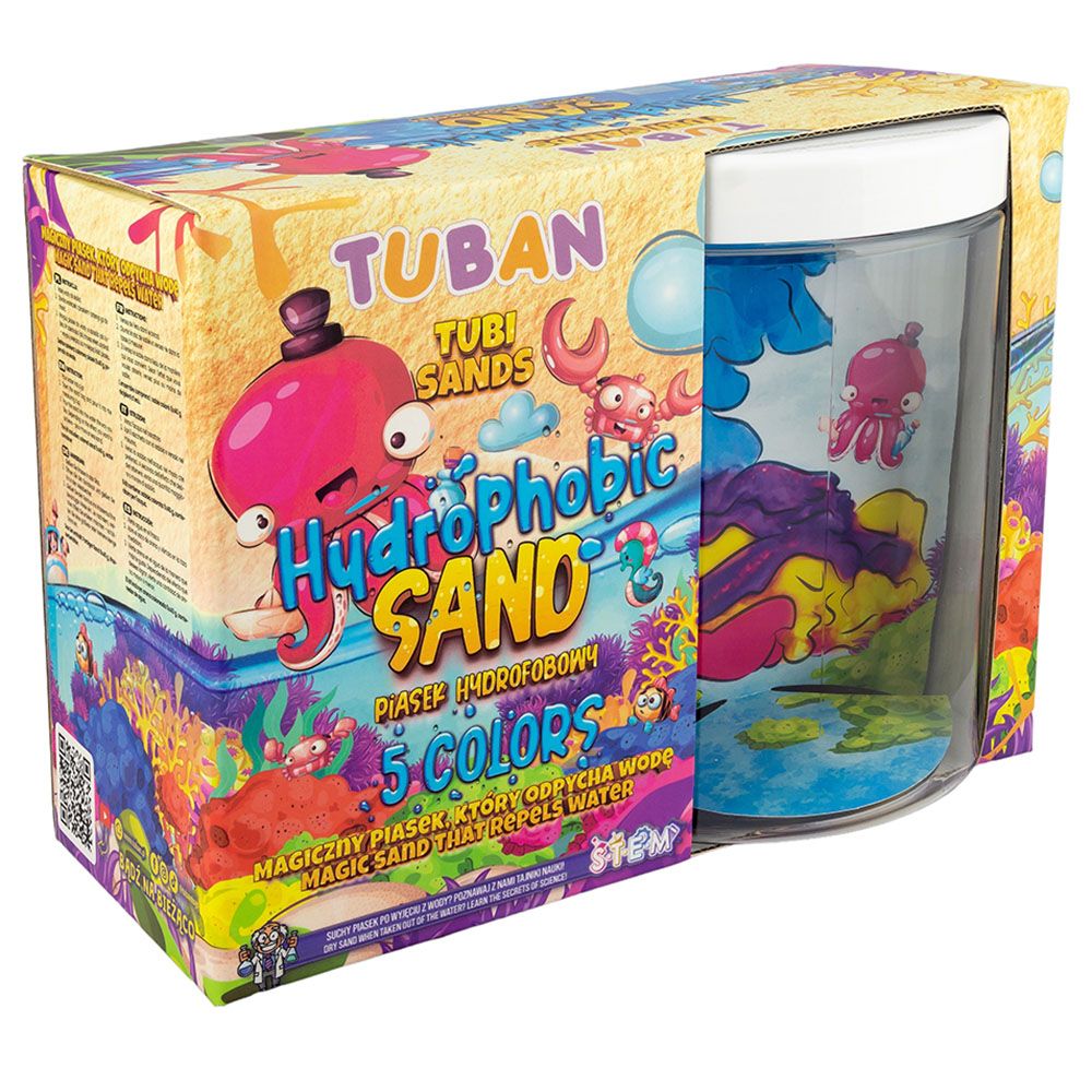 Tuban - Hydrophobic Sand Set - 5 Colors w/ Aquarium