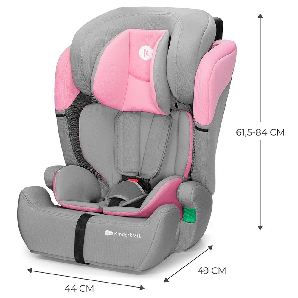 Kinderkraft - Comfort Up i-Size Car Seat 15m-12years (9-36kg) - Pink