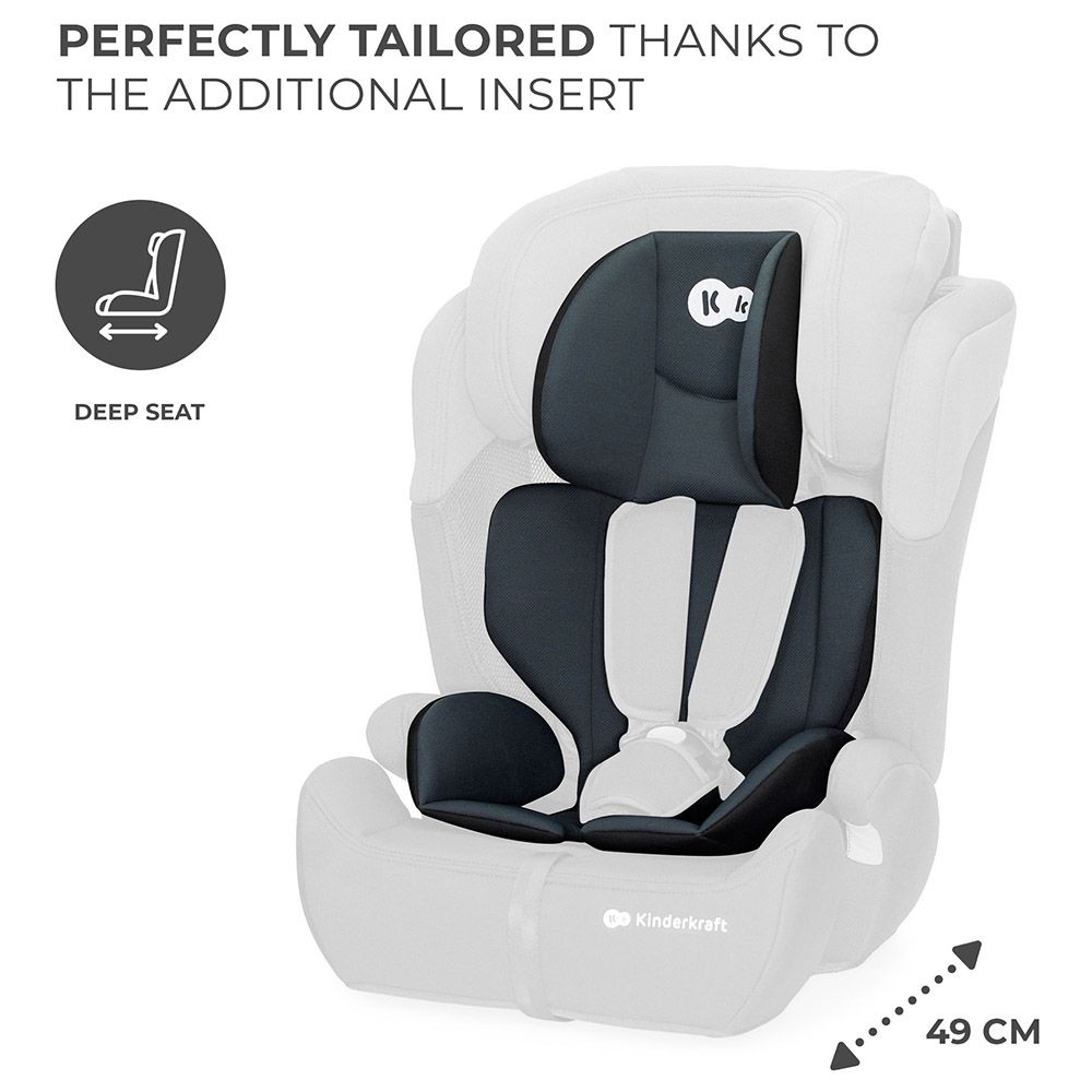 Kinderkraft - Comfort Up i-Size Car Seat 15m-12years (9-36kg) - Black