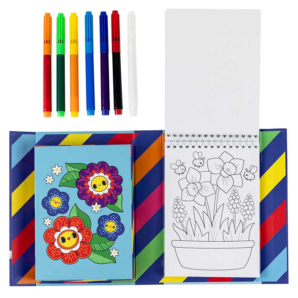 Tiger Tribe - Colour Change Colouring Set - Garden Friends