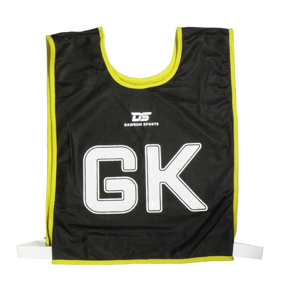 Dawson Sports - 7pc-Set - Reversible Netball Position Sport Bibs - Yellow/Black