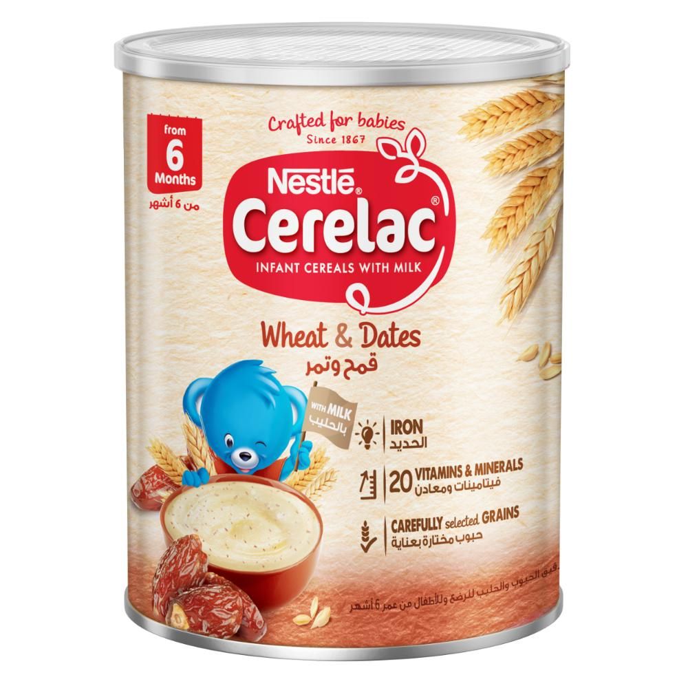 Nestle Cerelac - Infant Cereals w/ Iron - Wheat & Dates - 400 g