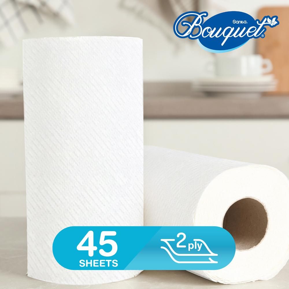 Sanita Bouquet Paper Kitchen Towel 28cm 8 Rolls