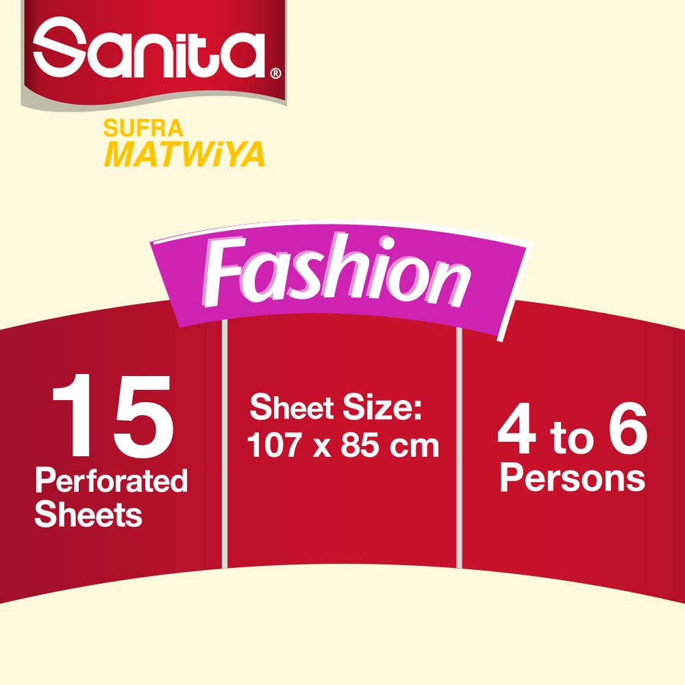 Sanita Sufra Matwiya Table Cover Disposable Small 15 Sheets