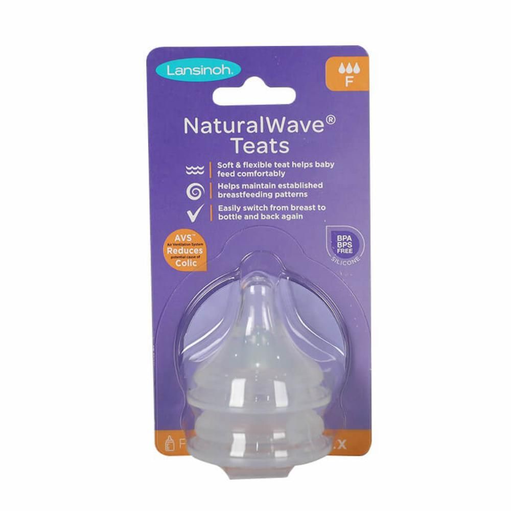 Lansinoh - NaturalWave Fast Flow Teats - Pack of 2