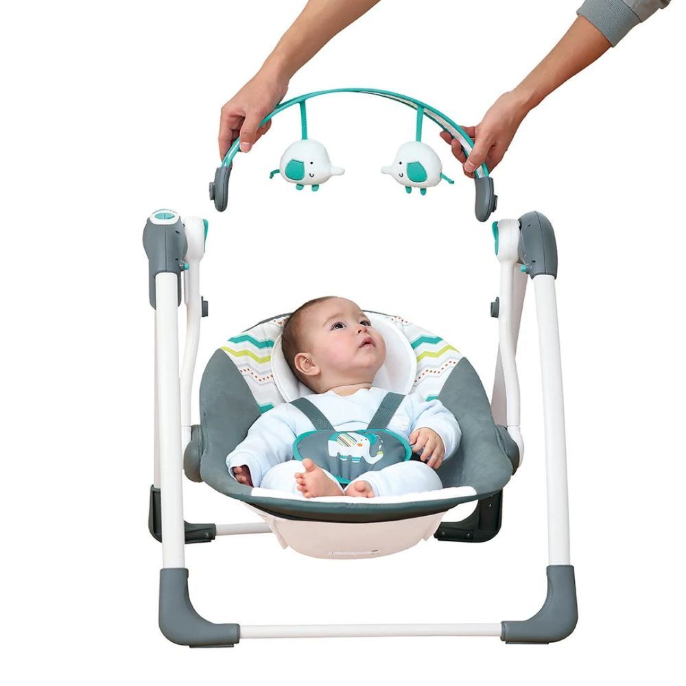 Mastela - Baby Swing Chair For Newborn - Green