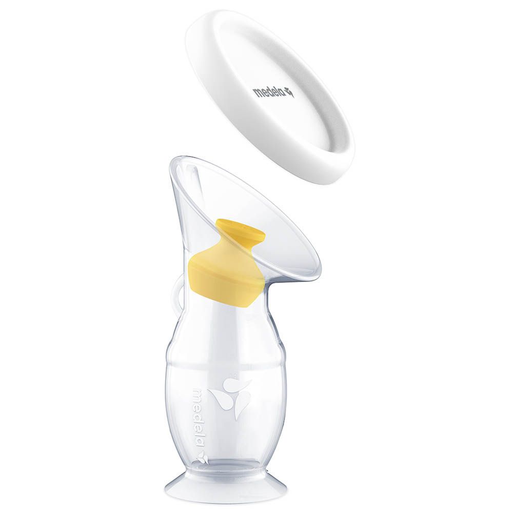 Medela - Silicone Breast Milk Collector - Breast Milk Saver with Strap