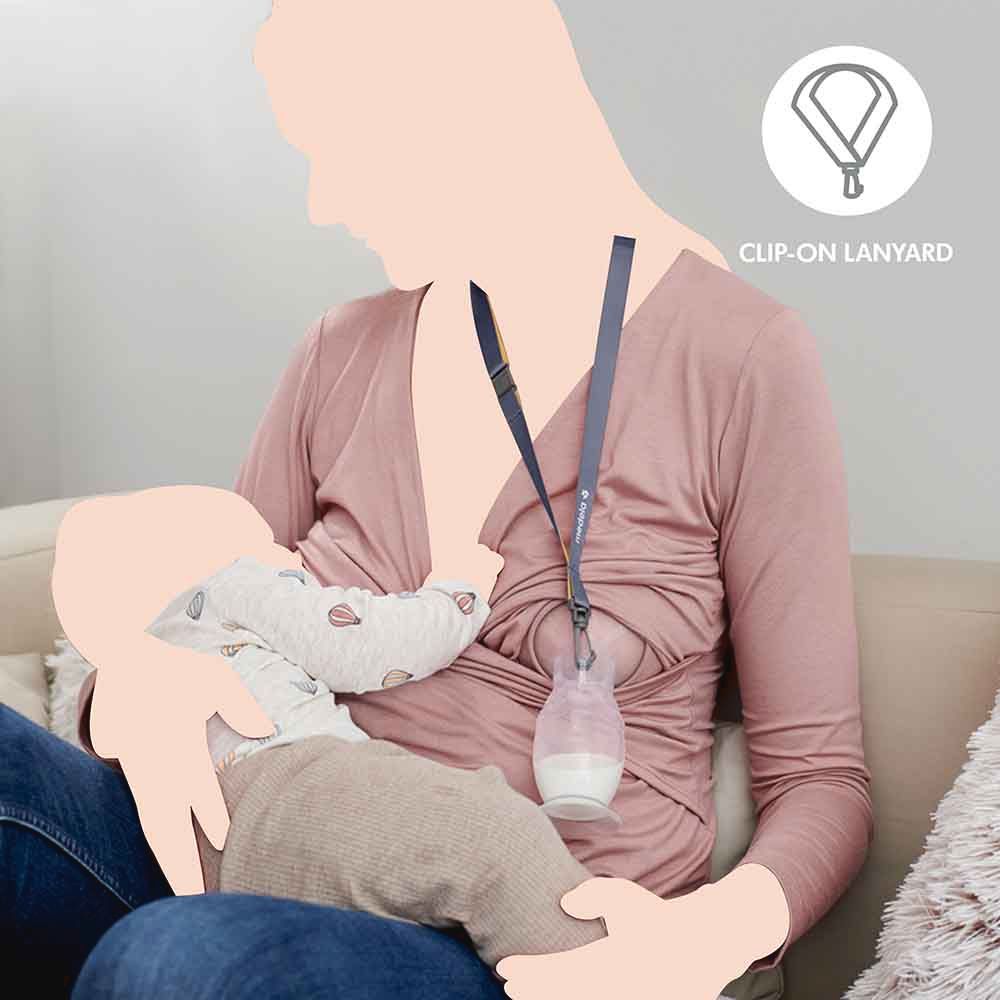 Medela - Silicone Breast Milk Collector - Breast Milk Saver with Strap