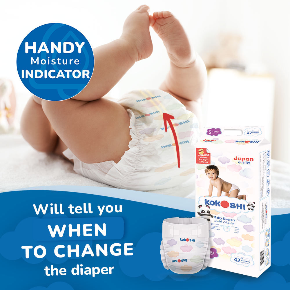 Kokoshi - Baby Diapers 13+kg Size 5 - XL - 42pcs