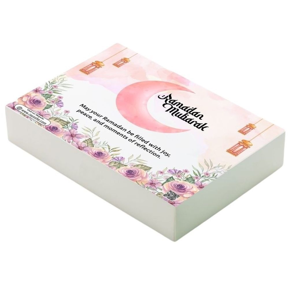 Zayoshe - Ramadan Mubarak Gift Box - Pink/White