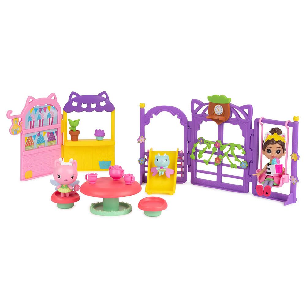 Gabby's Doll House - Kitty Fairy Garden Party Set - 18 Pcs