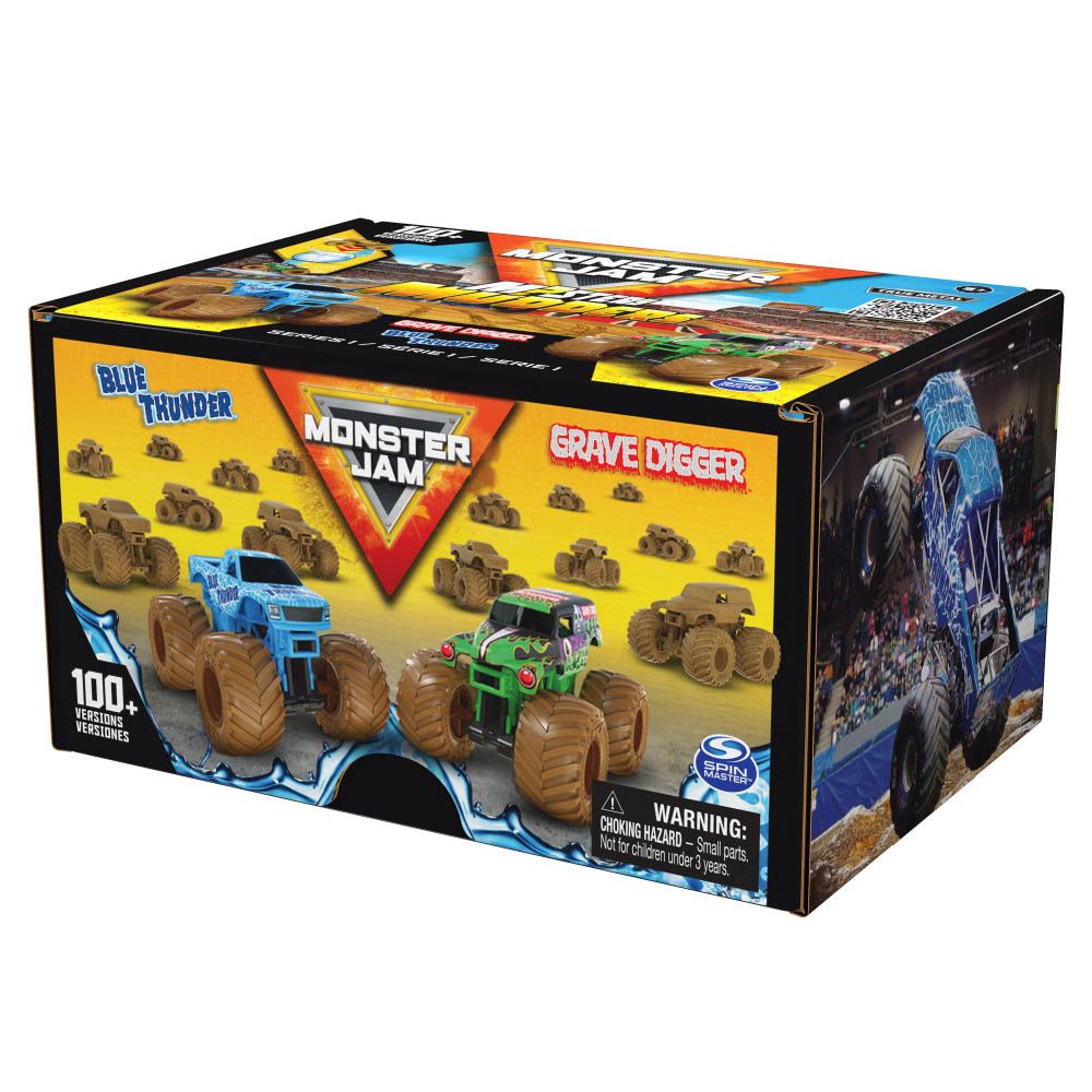 Monster Jam - Mystery Mudders Monster Truck - Style May Vary - 2 Pcs