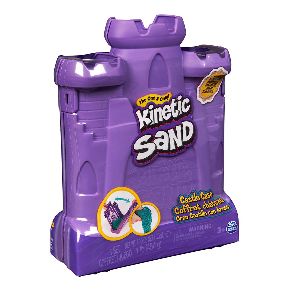 Kinetic Sand - Castle Case - Purple