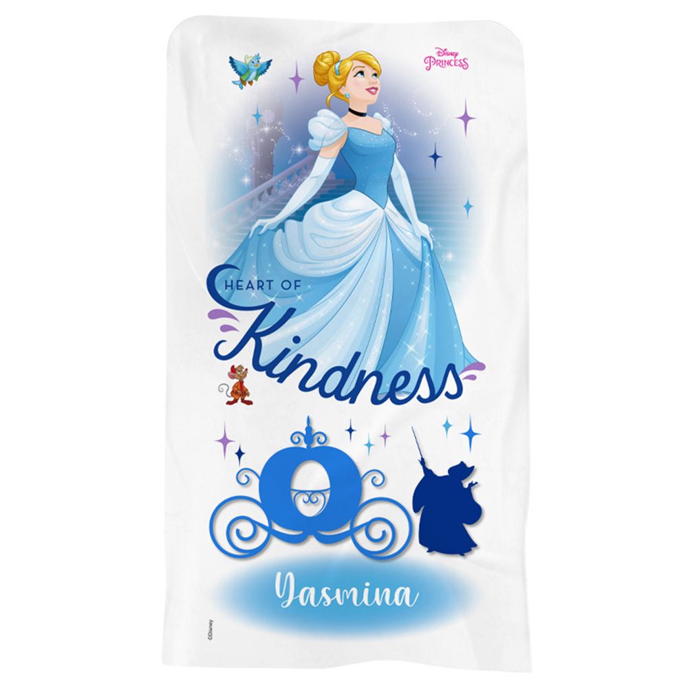 Essmak - Personalised Disney Princess Cinderella Beach Towel 