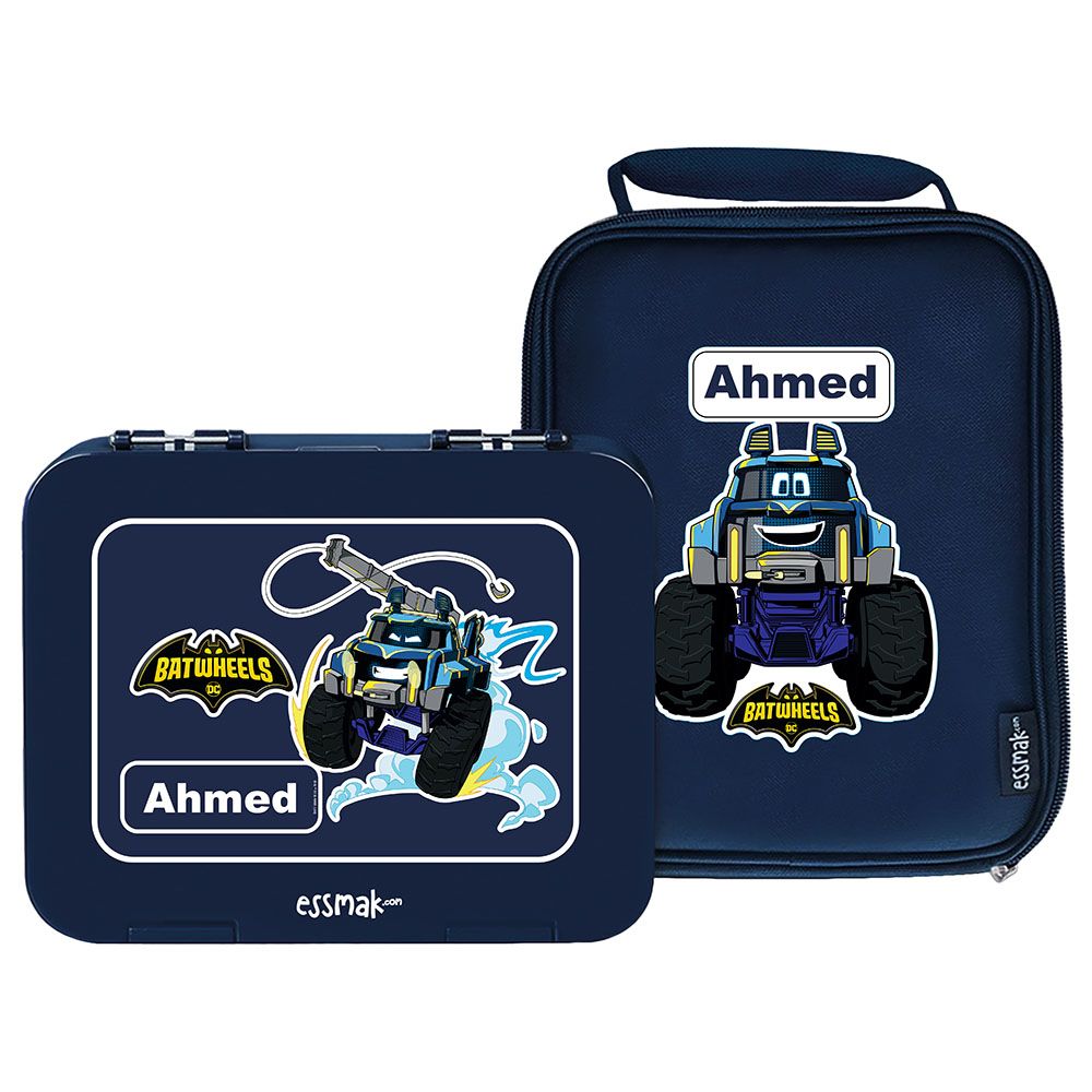 Essmak - Personalized Batwheels 4 Bento Pack - Blue