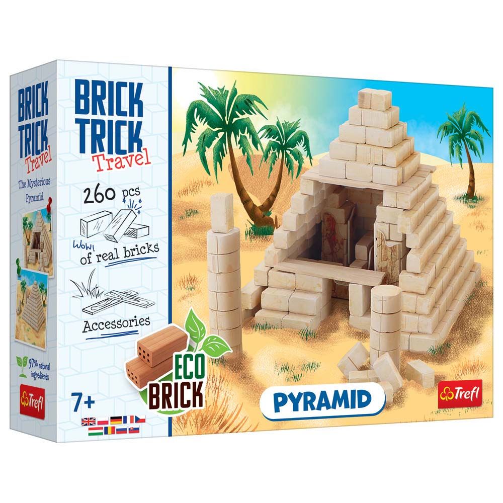 Bricks - Trick Travel Pyramid Egypt Kit - 260pcs