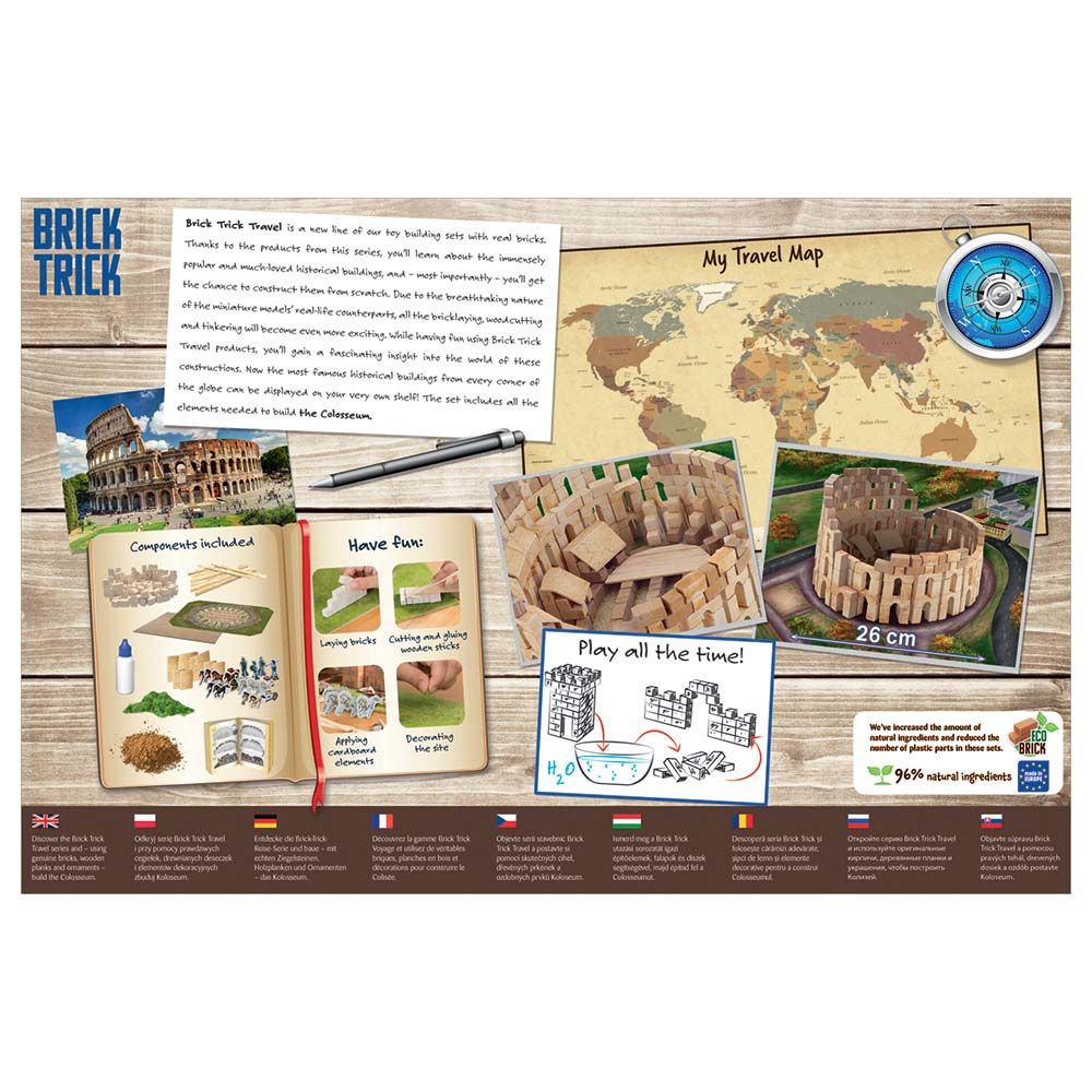 Bricks - Trick Travel Colosseum Italy Kit - 450pcs