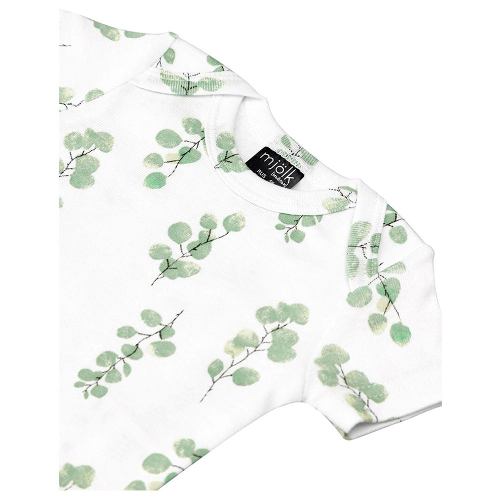 Mjolk - Short Sleeves Bodysuit - Eucalyptus