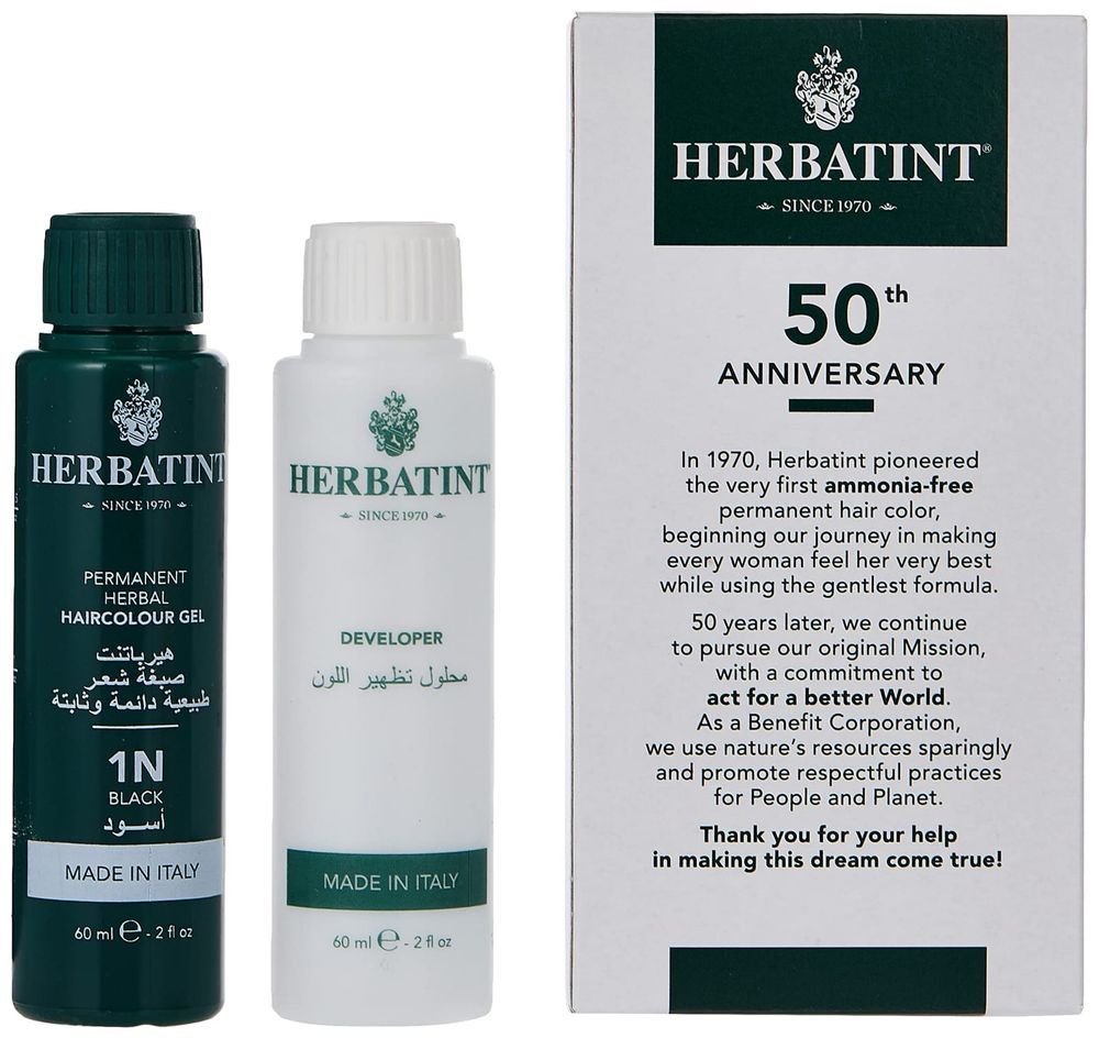 Herbatint - Haircolour Gel - 1N - Black - 150ml