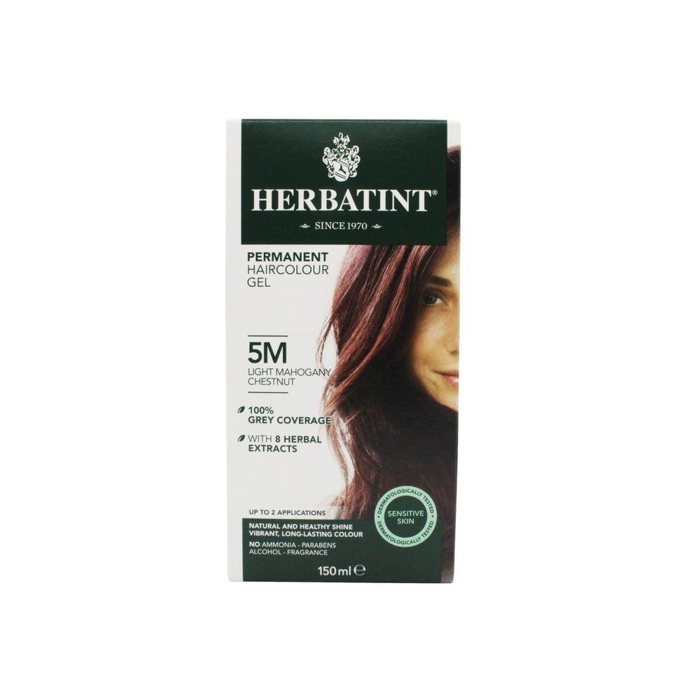 Herbatint - Permanent Hair Colour Gel - 5M Light Mahogany Chestnut - 150 ml