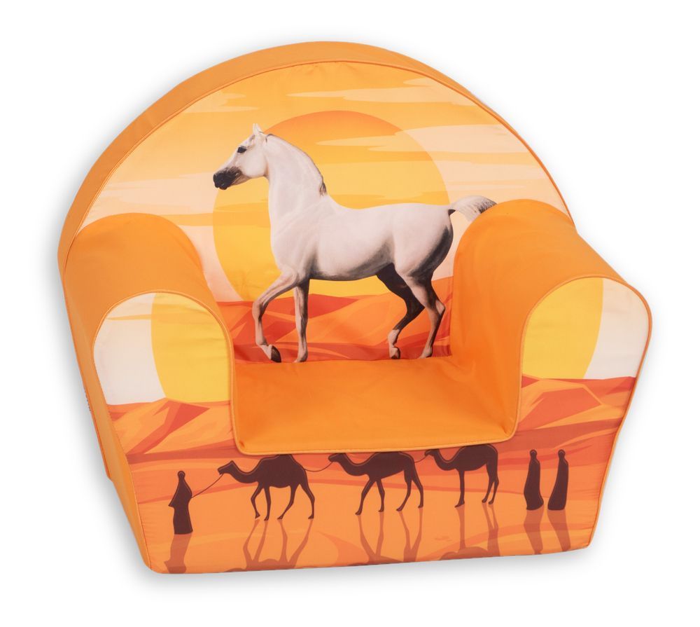 Delsit - Kids Arm Chair - Arabic Horse And Camels