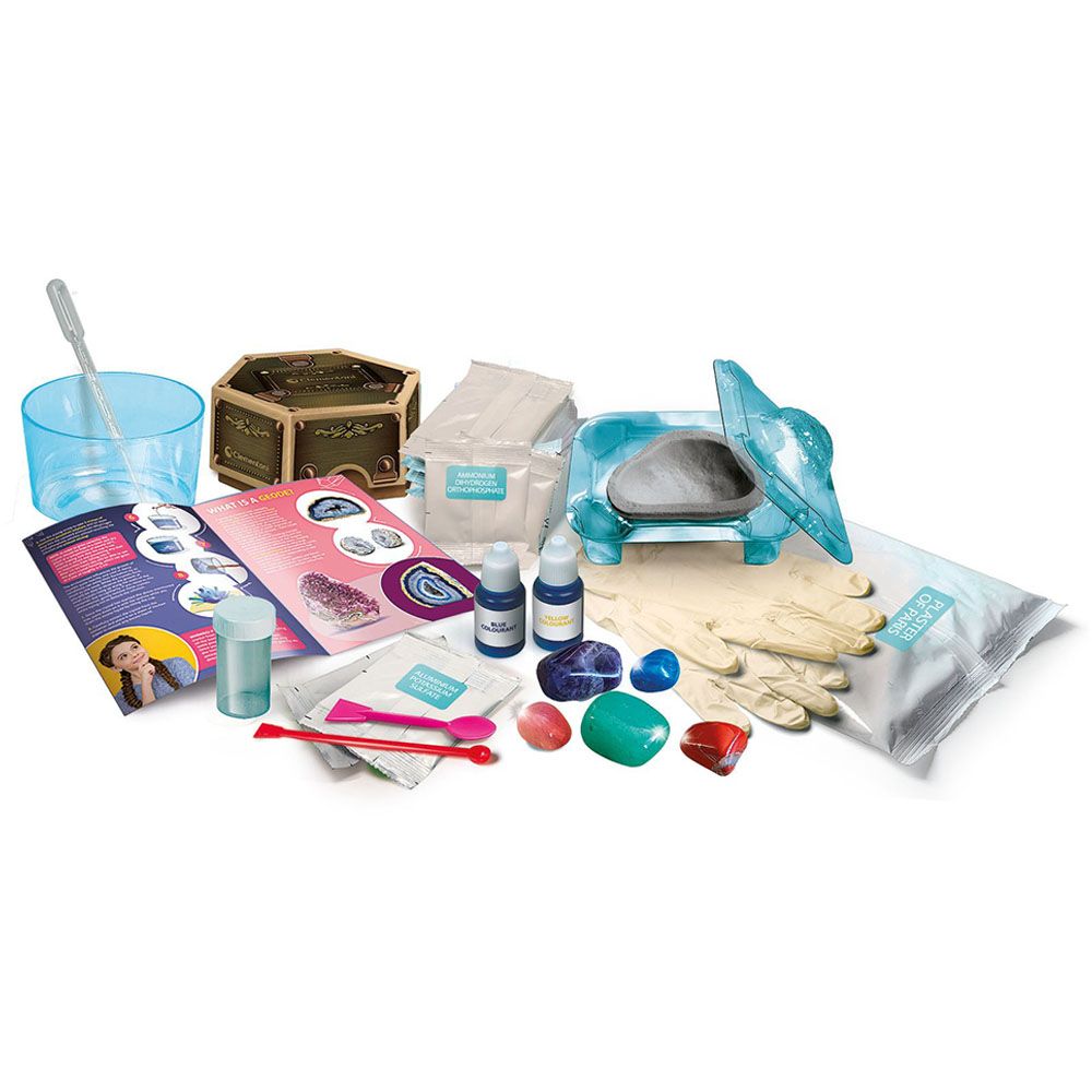 Clementoni - Science & Play Crystals & Precious Stones Kit