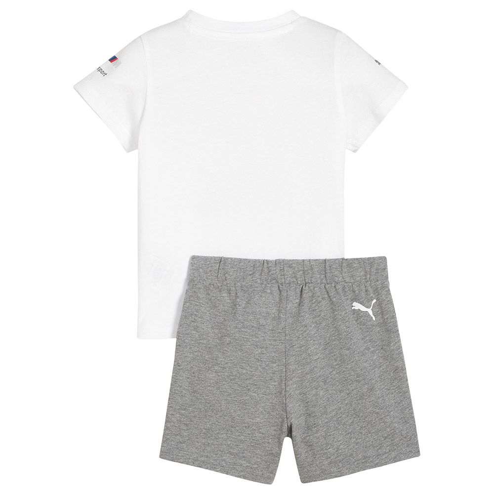 Puma - 2pc-Set - Bmw Toddler Short sleeve Set - White/Grey