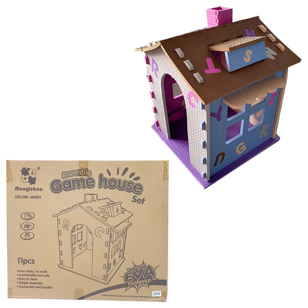 Stem - Eva High-End Game House - Brown/Blue