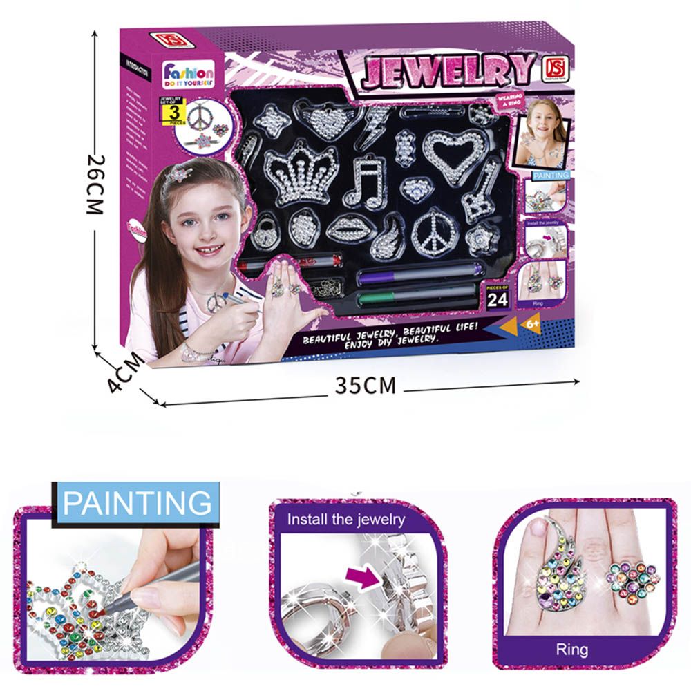 Stem - Diy Painted Jewelry Kit For Kids