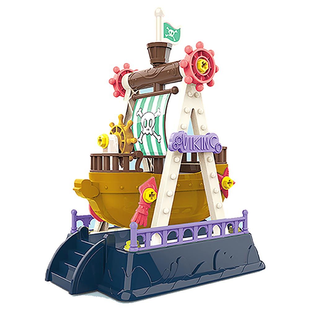 Stem - Diy Assemble Pirate Ship Kit 1pc - Color May Vary