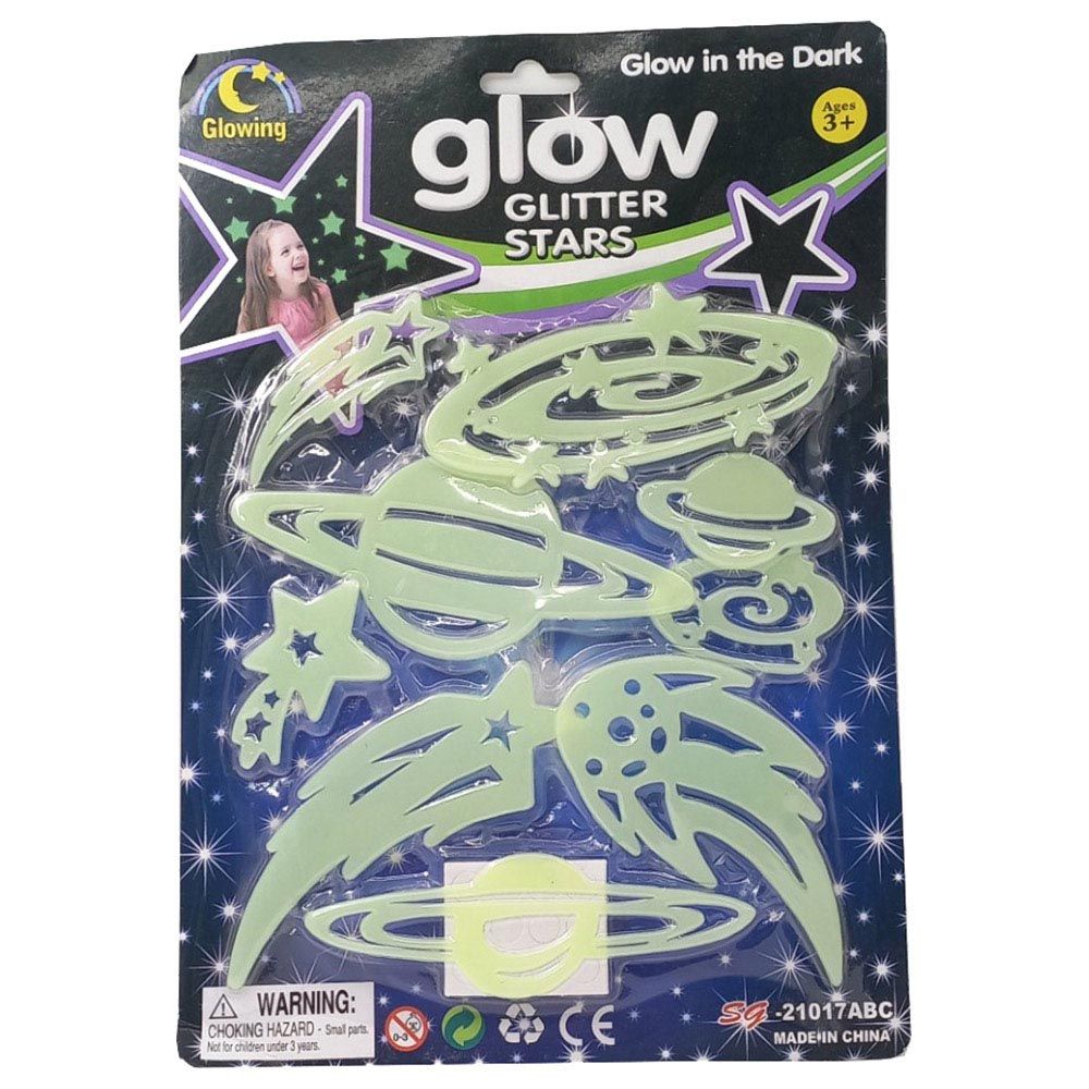 Stem - Glow In The Dark Glitter Stars Set 1pc - Style May Vary