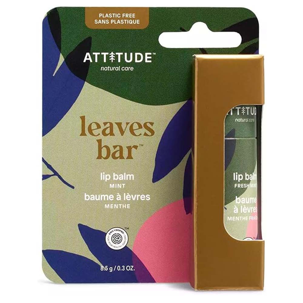 Attitude - Plastic-Free Lip Balm - Mint - 8.5 g