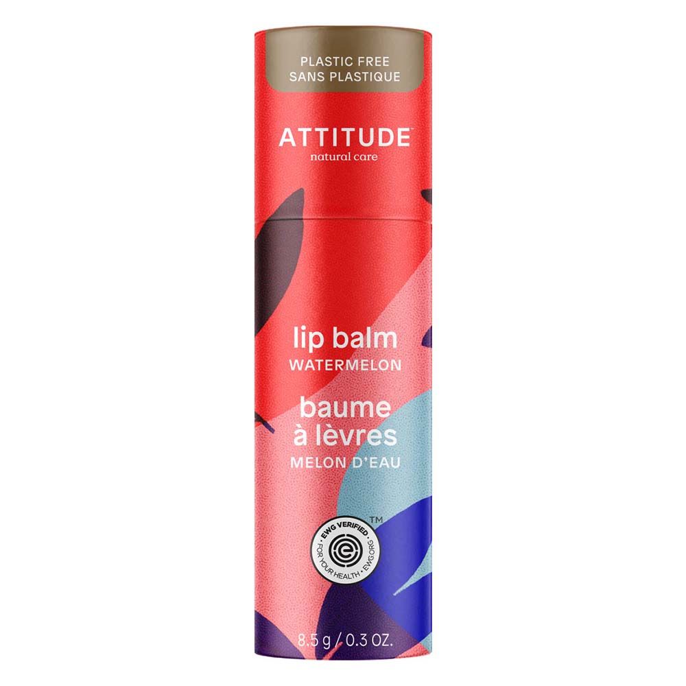 Attitude - Plastic-Free Lip Balm - Watermelon - 8.5 g